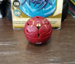 Bakugan B2 Pyrus Terrorclaw 380G Red Battle Brawlers W/ Card! - Image 4