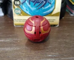 Bakugan B2 Pyrus Terrorclaw 380G Red Battle Brawlers W/ Card! - Image 5