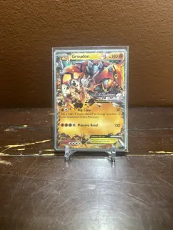 Groudon EX 2015 World Championships 85/160 Primal Clash Pokemon Trading Card NM - Image 1