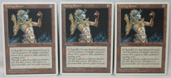 LIVING ARMOR X3 MAGIC THE GATHERING CHRONICLES VINTAGE Trading Card #332 - Image 1