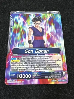 DBSCG BT19-034 UC Son Gohan Former Glory Regained Non Holo NM Dragon Ball Card - Image 2