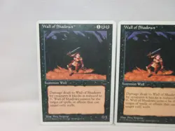 WALL OF SHADOWS X3 MAGIC THE GATHERING CHRONICLES VTG Trading Card #358 - Image 3