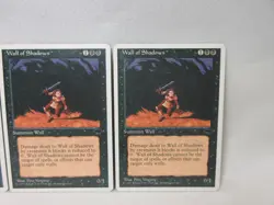 WALL OF SHADOWS X3 MAGIC THE GATHERING CHRONICLES VTG Trading Card #358 - Image 4