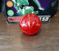 Bakugan B1 Translucent Pyrus Robotallion 250G Battle Brawlers W/ Vintage Card! - Image 5