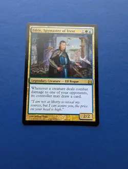 MTG Edric, Spymaster of Trest: Commander #196 - NM-MT - Image 1