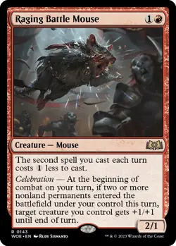 Raging Battle Mouse - 143 / English / Near Mint MTG - Image 1