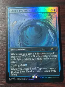1x FOIL SHARK TYPHOON - Store Championships - MTG - Magic the Gathering - Image 1