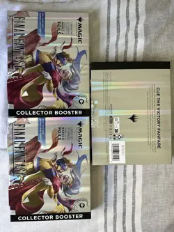 (3) Magic The Gathering MTG Final Fantasy Collector Booster Omega Box ASAP shipp - Image 2