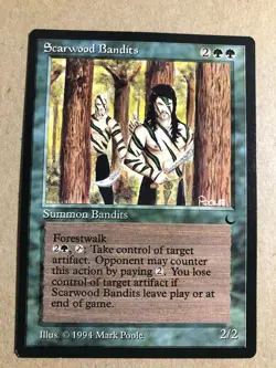 Magic: The Gathering MTG Scarwood Bandits - The Dark 1994 - Near-Mint/NM A+!!!!! - Image 1