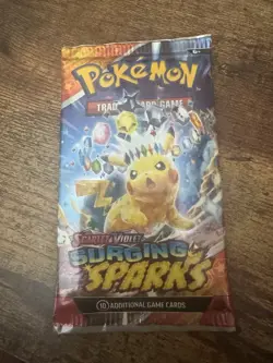 Pokemon Surging Sparks Single Booster Pack - Image 1