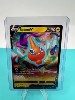 POKEMON SWORD & SHIELD - HOLO - BLACK STAR PROMO ROTOM V - SWSH257 - Image 1