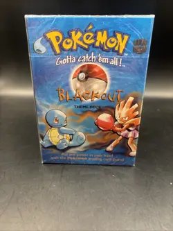 1999 Wizards of the Coast Pokemon Blackout Theme Deck SEALED - Image 1