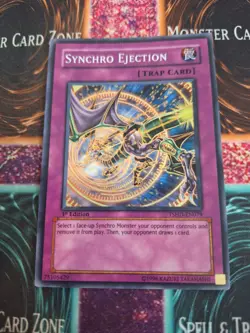Yugioh Synchro Ejection TSHD-EN079 Super Rare 1st Edition Near Mint - Image 1