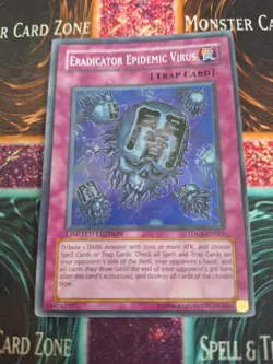 Yugioh Eradicator Epidemic Virus TDGS_ENSE1 Super Rare Limited Near Mint - Image 1