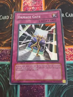 Yugioh Damage Gate TSHD-EN070 Super Rare 1st Edition Near Mint - Image 1