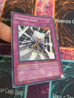 Yugioh Damage Gate TSHD-EN070 Super Rare 1st Edition Near Mint - Image 2