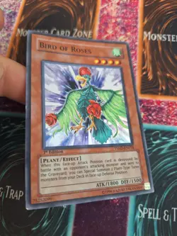 Yugioh Bird of Roses TSHD-EN018 Super Rare 1st Edition NM/LP - Image 2