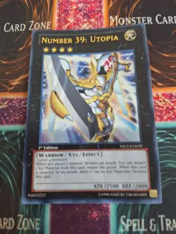 Yugioh Number 39: Utopia YS12-EN039 Ultra Rare 1st Edition Near Mint - Image 1