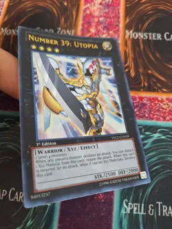 Yugioh Number 39: Utopia YS12-EN039 Ultra Rare 1st Edition Near Mint - Image 2