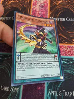 Yugioh Timegazer Magician YS14-EN010 Super Rare 1st Edition Near Mint - Image 2