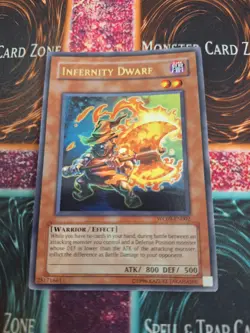 Yugioh Infernity Dwarf WC09-EN002 Ultra Rare 1st Edition Near Mint - Image 1