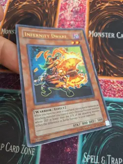 Yugioh Infernity Dwarf WC09-EN002 Ultra Rare 1st Edition Near Mint - Image 2