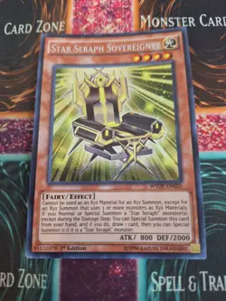 Yugioh Star Seraph Sovereignty WSUP-EN020 Prismatic Secret 1st Edition Near Mint - Image 1