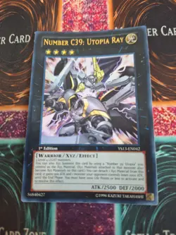 Yugioh Number C39: Utopia Ray YS13-EN042 Ultra Rare 1st Edition Near Mint - Image 1