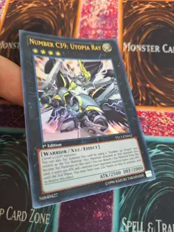 Yugioh Number C39: Utopia Ray YS13-EN042 Ultra Rare 1st Edition Near Mint - Image 2