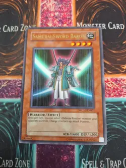 Yugioh Samurai Sword Baron WC10-EN001 Ultra Rare Unlimited Near Mint - Image 1