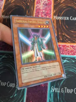 Yugioh Samurai Sword Baron WC10-EN001 Ultra Rare Unlimited Near Mint - Image 2