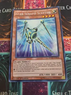 Yugioh Star Seraph Scepter WSUP-EN018 Prismatic Secret 1st Edition Near Mint - Image 1