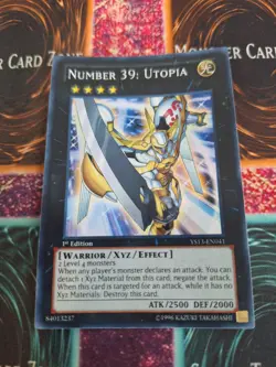 Yugioh Number 39: Utopia YS13-EN041 Super Rare 1st Edition Near Mint - Image 1