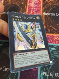 Yugioh Number 39: Utopia YS13-EN041 Super Rare 1st Edition Near Mint - Image 2