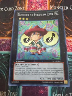 Yugioh Temtempo The Percussion Djinn YS12-EN041 Super Rare 1st Edition Near Mint - Image 1