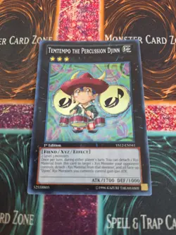 Yugioh Temtempo the Percussion Djinn YS12-EN041 Super Rare 1st Edition Near Mint - Image 1