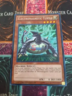 Yugioh Electromagnetic Turtle YGLD-ENA00 Secret Rare Limited Near Mint - Image 1