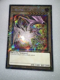 Yugioh Red-Eyes Black Dragon 8th Art Platinum Secret Rare RA04-EN109 1st Edition - Image 5