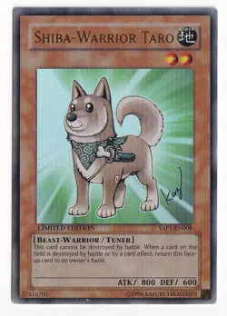 1x (LP) Shiba-Warrior Taro - YAP1-EN008 - Ultra Rare - Limited Edition YuGiOh - Image 1