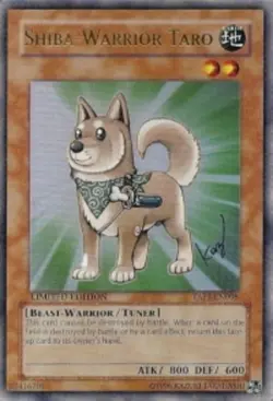 1x (LP) Shiba-Warrior Taro - YAP1-EN008 - Ultra Rare - Limited Edition YuGiOh - Image 1