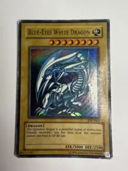Yugioh YuGiOh! HP Blue Eyes White Dragon - SDK-E001 Ultra Rare - Image 1