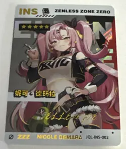 NICOLE DEMARA INS JQL-INS-002 Zenless Zone Zero ZZZ Anime Collectible Card - Image 1