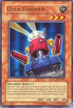 Light Play x 1 Card Trooper - DLG1-EN107 - Ultra Rare - Unlimited Edition DLG1 D - Image 1