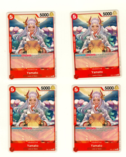 Set Of 4 Yamato Eb01-007 One Piece Trading Card Game - Image 1