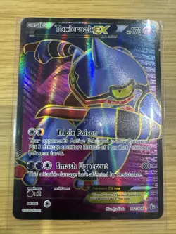 Toxicroak EX 102/106 - Full Art Ultra Rare - XY Flashfire Pokemon Card - Image 1