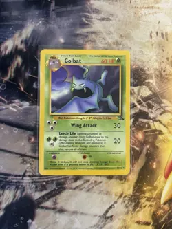 Pokemon Card Golbat 34/62 Fossil Uncommon Unlimited Set 1999 WOTC TCG - Image 3