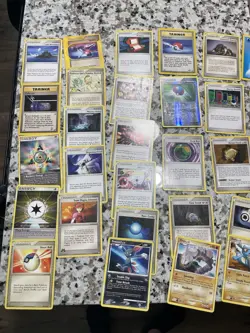 Pokemon Card Lot 169 Cards Near Mint To Damaged With Burger King Exclusive Tray - Image 5
