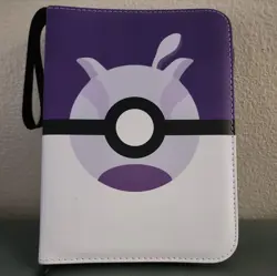 Bosscardsino Pokemon Trading Card Binder 4 Pocket Fits 400Cards RemovableSleeves - Image 1