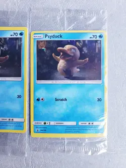 LOT OF 2 Psyduck SM199 Foil Holo Detective Pikachu Promo Card Pokemon 2019 - Image 3
