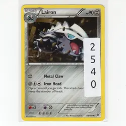 Pokemon TCG Lairon 58/101 BW Plasma Blast Regular Uncommon Card EN-LP 2013 - Image 3